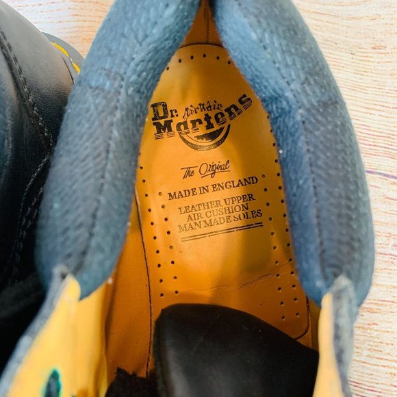 Doc Martens 2128 Black Leather Chunky Ankle Boots UK Size 8/US 10 - Picture 6 of 8